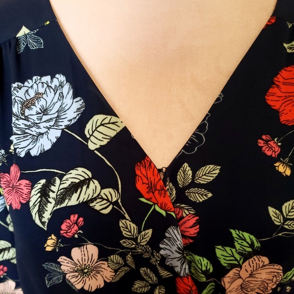 Beautiful flower print dress with pockets - Picture 2 of 6